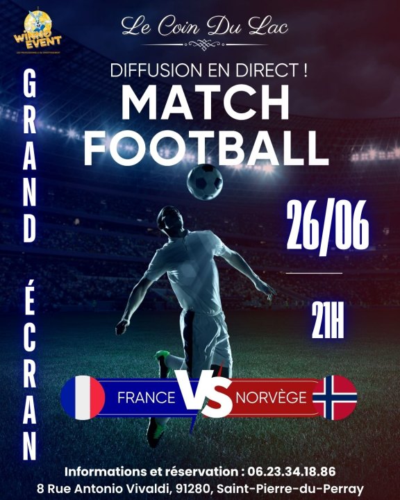 Diffusion match de FOOT&nbsp;!