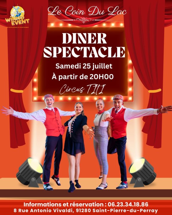 Soirée Dîner Spectacle avec Circus Titi