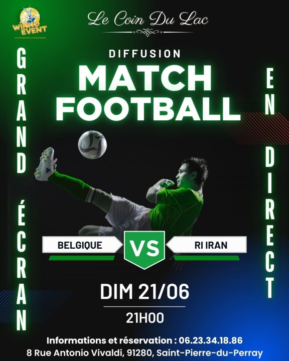Diffusion match de FOOT&nbsp;!