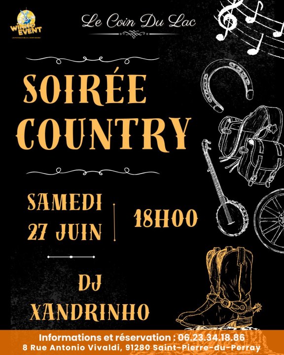 Soirée Country avec DJ Xandrinho&nbsp;!